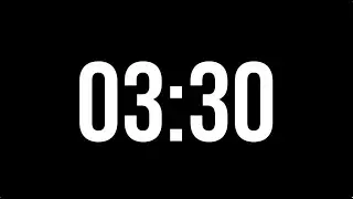 3 Minute 30 Second Timer - Countdown