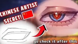 &mdash; OMG!! Eye Drawing Tutorial !? CHINESE PINTEREST😱 😱#drawing #art #drawingfun #ibispaintx #tutorial