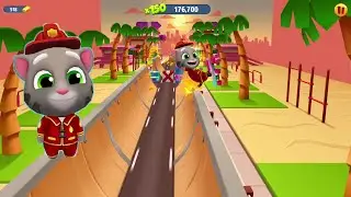 Tom Gold Run: Fireman Tom Gameplay Episode 141 - Dousing Flames and Collecting Gold with Fireman Tom