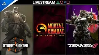 STREAM - Mortal Kombat Legacy Kollection | Street Fighter 6 (Sagat i Viper) | Tekken 8 (Armor King)