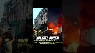 Kolkata Fire Tragedy 2025 🔥 | Over 1000 Shops Destroyed | Major Oil Leak Incident #shortsfeed