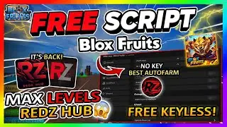 Redz Hub Script IS BACK *NO KEY* - Blox Fruits Script 2025