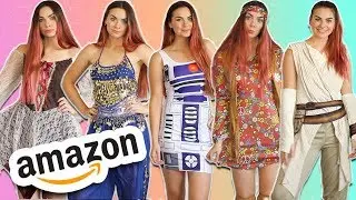 TRYING ON CHEAP HALLOWEEN COSTUMES I Bought from Amazon!