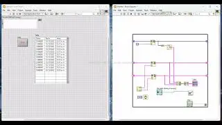 Cómo usar table en labview 2020