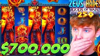 RECORD $700,000 SESSION ON NEW ZEUS VS HADES!