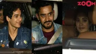Dhadak Screening At Juhu | Ishaan Khatter, Janhvi Kapoor, Shashank Khaitan