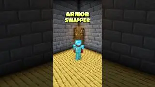 Minecraft Armor Swapper 🛡️⚙️ | Quick Gear Change Using Redstone!