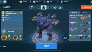 Ochokochi Corona Halo 12Million Damage | War Robos Gameplay