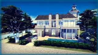 The Sims 4 House Build | Luxury Beachfront Home | Beladona Cove