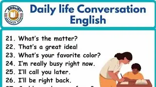 Daily life conservation in English || improve your spoken English skills with me 🗣️|| speaking