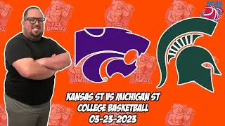 Kansas State vs Michigan State 3/23/23 College Basketball Free Pick CBB Betting Tips