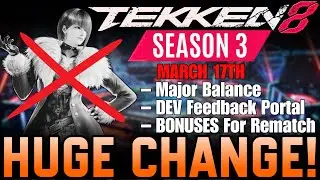 Tekken 8 Season 3 Patch Notes Breakdown (March 17): Bonuses For Rematch, Balance & Dev Feedback