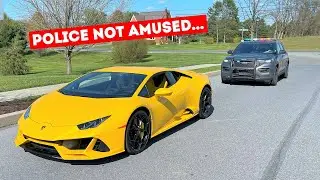 PULLED OVER in My Lamborghini By the CHILLEST COP EVER...