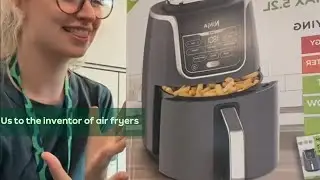 Us to the inventor of air fryers 🤪 #Shorts