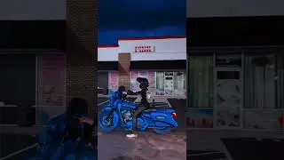 Young Kash first time on his frame off Harley #theyknowyktv #harleydavidson #custom #yktv