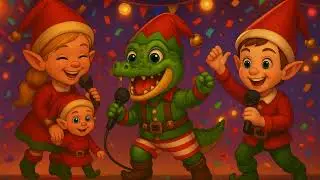 Les B&ecirc;tises des Lutins Farceurs avec Mini Croco - Chanson de No&euml;l 2025 (Livrets&Jeux)