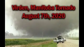 Large and Violent Tornado in Southwestern Manitoba.