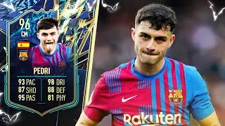He GLIDES across the pitch! 😱 96 TOTS Pedri Player Review! FIFA 22 Ultimate Team