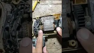 Dibuka #tutorial #diy #repair #spul #tools #reparasi #dewalt #stator #servis #bongkar