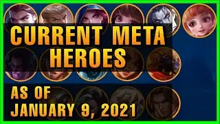 CURRENT META HEROES AS OF JANUARY 9, 2021 | SEASON 19 | MOBILE LEGENDS TIER LIST