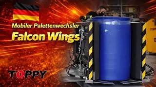 Mobiler Palettenwechsler &bdquo;Falcon Wings&ldquo; &ndash; Fasshandling