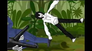 Cartoon cat vs Jason, Michel Myers, lheterface, Jeff the killer, Freddy Kruger,predator (dc2) 