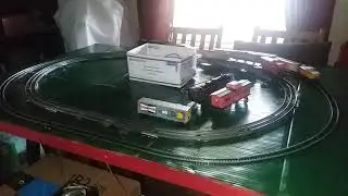 Basic two model train layout!