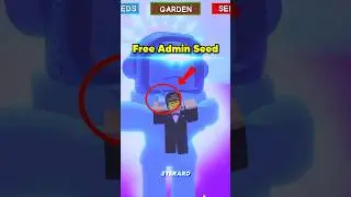 Free Admin Seed  #growagarden #roblox