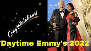 #boldandbeautifulcbs and #yr at the 2022 Daytime Emmy's and spoiler tidbits from the Red carpet!