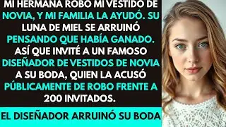 Mi hermana me rob&oacute; el vestido de novia. Se derrumb&oacute; al verme con el vestido de dise&ntilde;ador de sus....