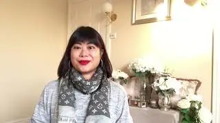 6 WAYS TO TIE LOUIS VUITTON DENIM SHAWL