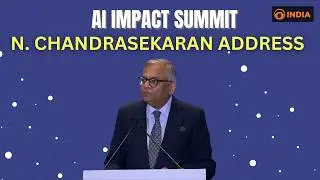 Watch Full | Tata Group Chairperson, N. Chandrasekaran addresses the India AI Summit