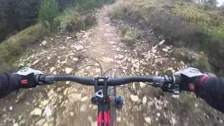 Whites level black run afan mtb
