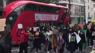NIGERIANS IN LONDON: protesting against police brutality in Nigeria #endsars #endsabotage