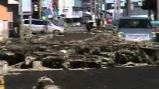 Tsunami In Oarai Ibaraki Japan.