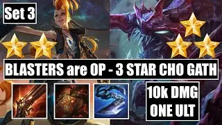 TFT Guide: 3 star CHO GATH is ACTUALLY OP - Blasters are op - How to beat Rebels