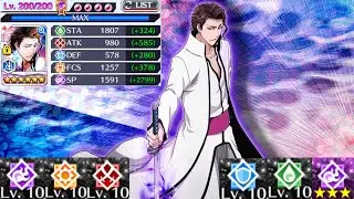 Max Transcended Frenzy Aizen Showcase Bleach Brave Souls