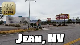 Driving Around Jean, Nevada in 4k Video