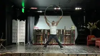 Spinning Ring improvisation #1 (mini Cyr wheel)
