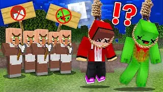 Why Did Villagers Hanged JJ and Mikey in Minecraft? - Maizen