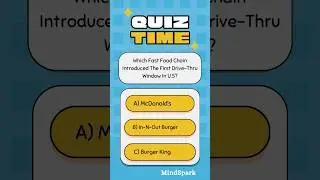 Who Started the First Drive-Thru? | Mind Spark Quiz Challenge