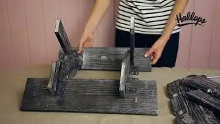 Rustic Cupcake Stand - Wooden Retail Table Display. Wood Cake Stand Display Table by Hallops