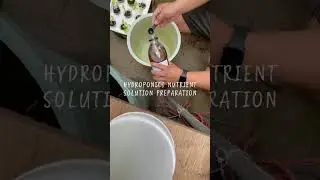 Hydroponic Nutrient Solution Prepararion