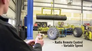 Acculift - Degelman Case Study - Custom Overhead Bridge Crane System