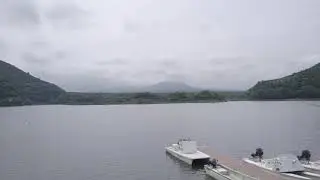 富士山麓,精進湖と精進湖民宿村