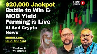 Latest Crypto & Ai News - Battle to Win $20,000 Jackpot - MOB Yield Farming is Live