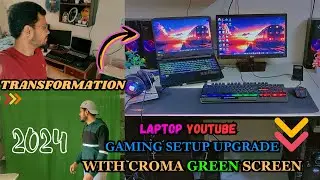 Ultimate Gaming Laptop Setup 2024 | Laptop Upgrade For YouTube and Gaming Setup Transformation 2024!
