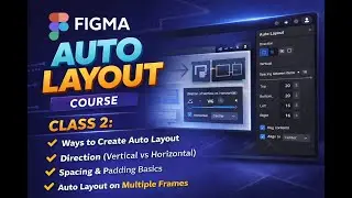 How to Create Auto Layout in Figma | Direction, Spacing & Multiple Frames