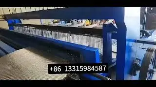 Fully automatic crimped wire mesh machine for vibration screen #crimped #crimpingmachine