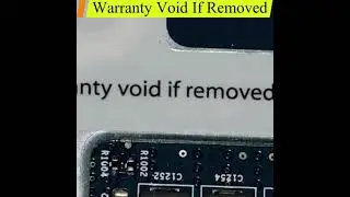 Warranty Void If Removed || facttechz new video || #shorts by #MahtoZ
